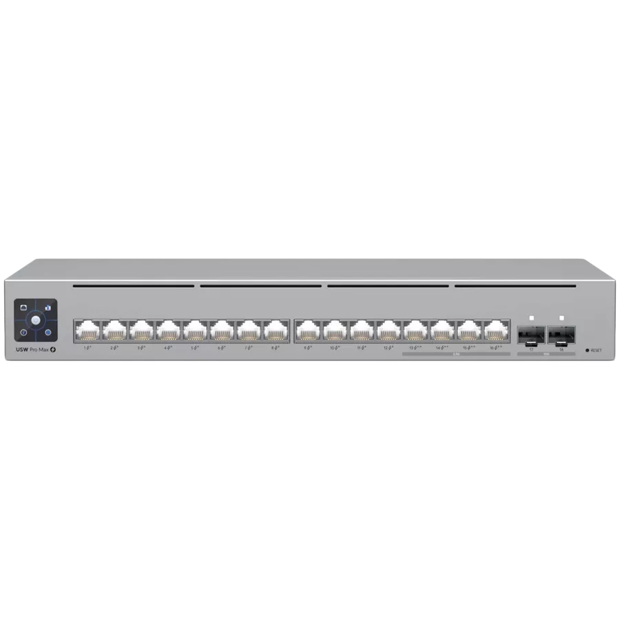 Comutator Ubiquiti PoE cu 16 porturi, 2xSFP+ — image №1