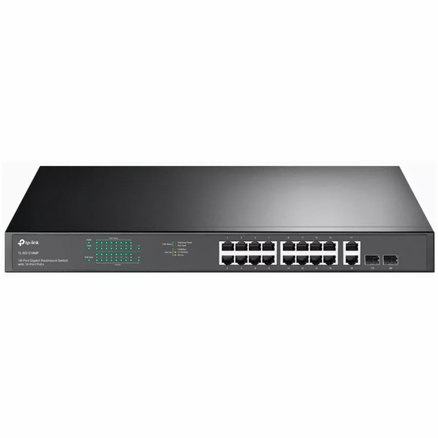 TP-LINK Сетевой коммутатор TL-SG1218MP — Изображение №1 TP-LINK Сетевой коммутатор TL-SG1218MP — Изображение №1