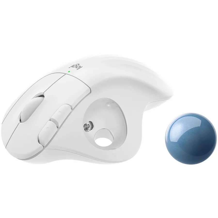 LOGITECH Mouse, Wireless, White — Image №3