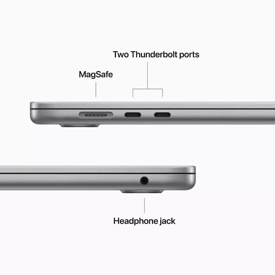 MacBook Air 15.3"  M2 (8C CPU/10C GPU), 8 GB, 256 GB, Space Gray — Image №12