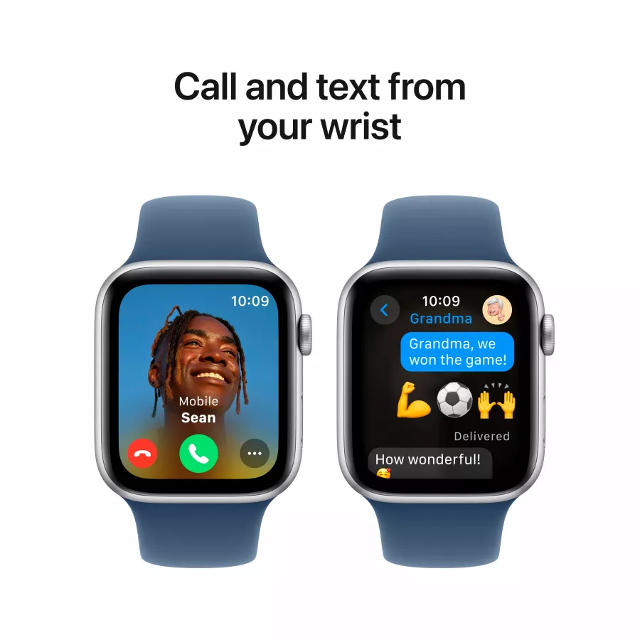 Apple Watch SE GPS Gen.2 40mm Silver Denim Sport Band S M buy in Cyprus