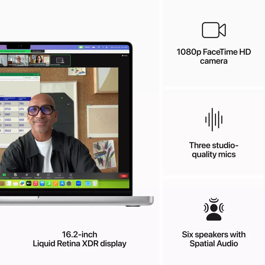 MacBook Pro 16.2"  M3 Max (14C CPU/30C GPU), 36 GB, 1 TB, Silver — Image №5