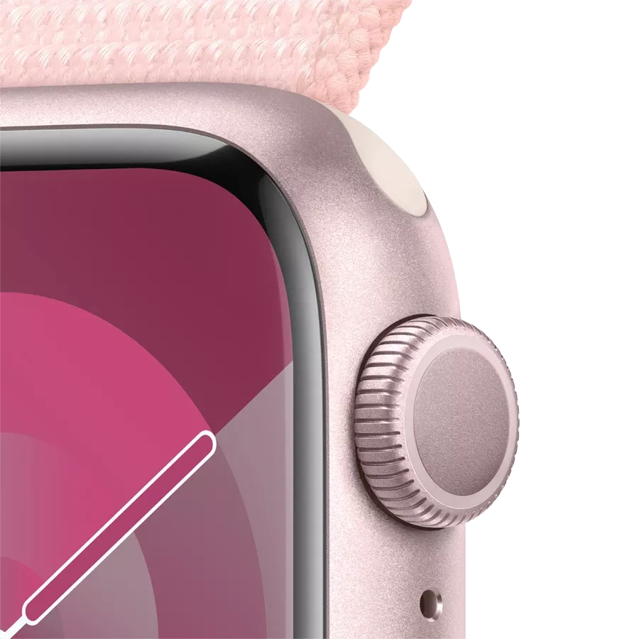 Apple Watch Series 9 GPS 41mm Pink Light Pink Sport Loop purchase price MR953QR A installments iSpace