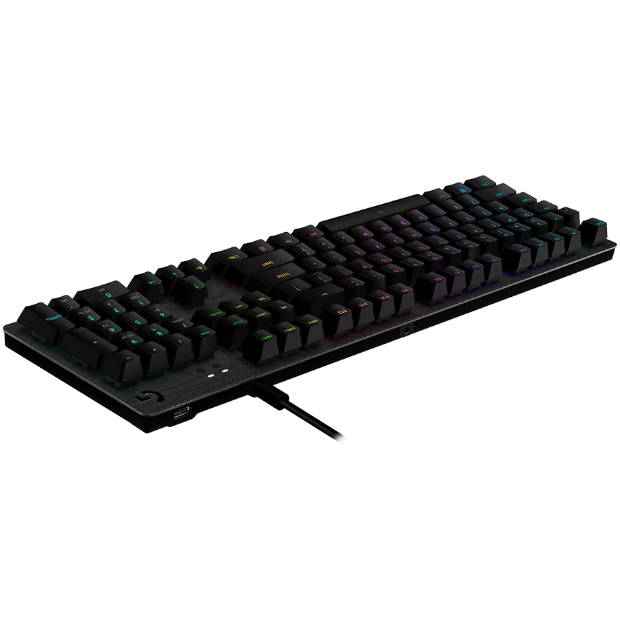 LOGITECH G512 Πληκτρολόγιο, Ενσύρματο, Carbon, Αγγλική/Ρωσικά — Εικών №3