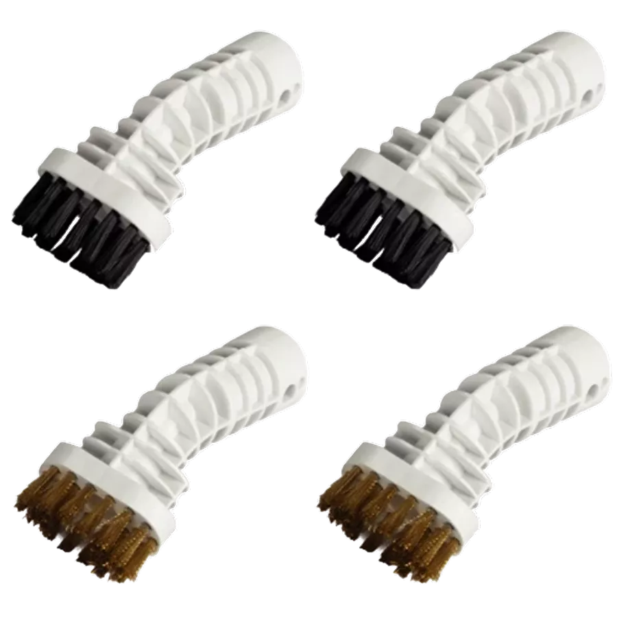 AENO  for SM1|АғылшынPlastic scraper brush+Metal scraper brush for steam mop SM1  (Plastic Scraper Brush - 2 pcs Metal Scraper Brush - 2 pcs)Ағылшын| — image №1