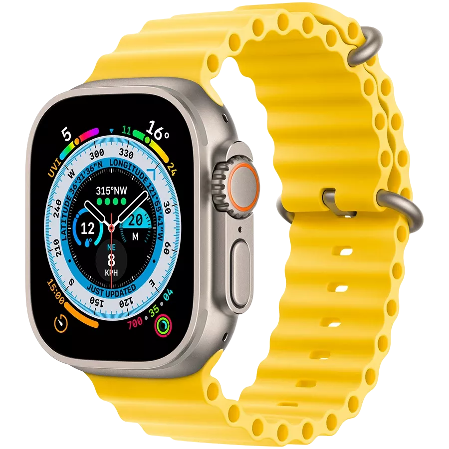 Band APPLE 49mm Ocean Band Ocean Band Yellow for Apple Watch 44/45/49 mm — Image №2