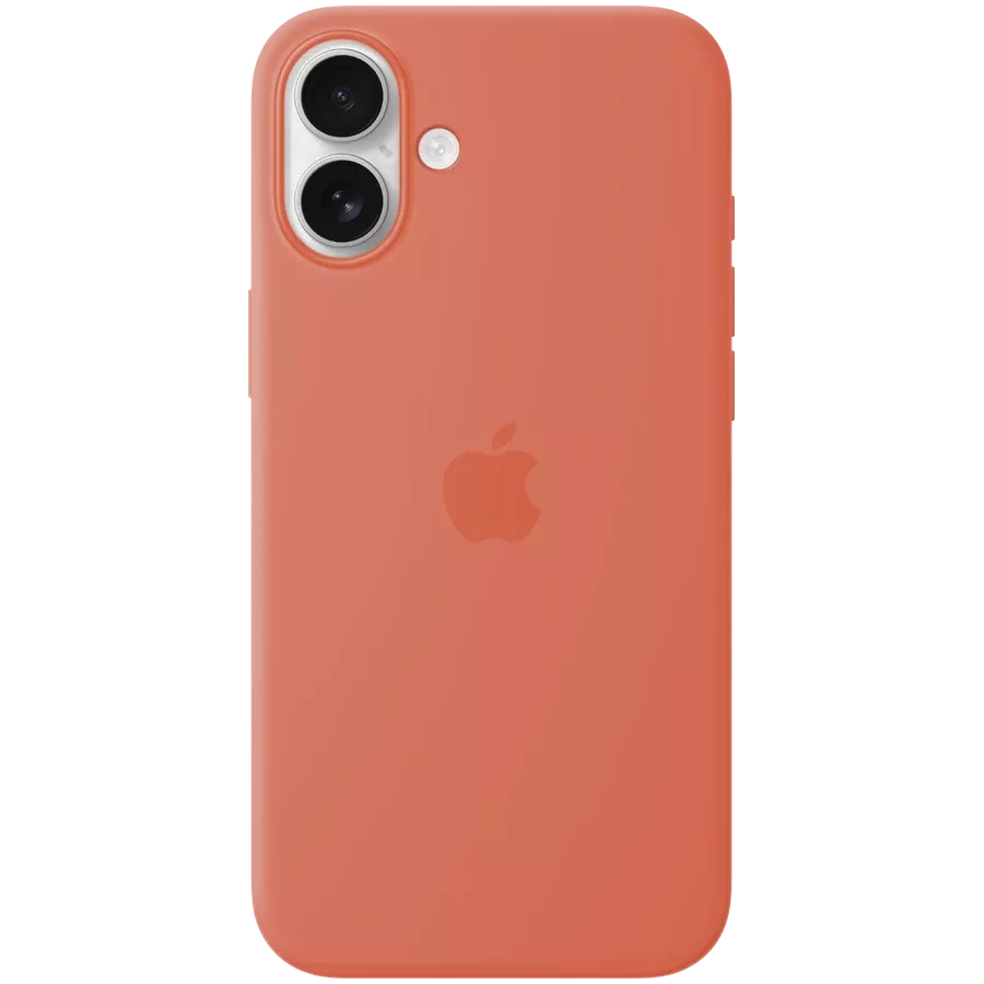 APPLE Чохол силіконовий з MagSafe Tangerine для iPhone 16 Plus — Зображення №1