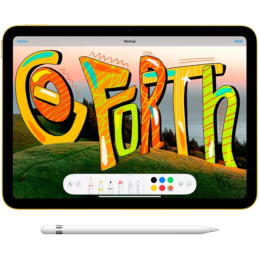 iPad 10.9 10 Gen, 64 GB Wi-Fi+4G 2022, Yellow — Image №4