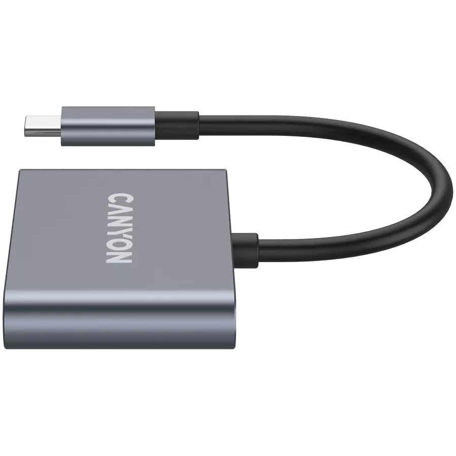 CANYON USB-C Port Replicator DS-3, Dark Gray — Image №4