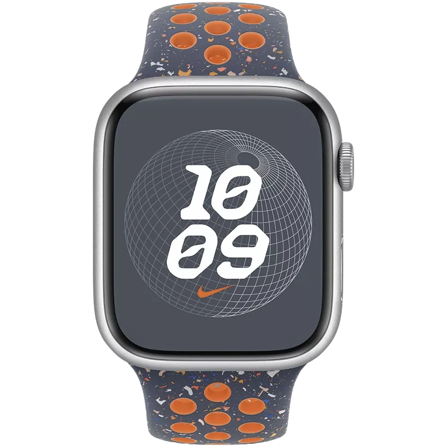 Ремешок APPLE 45мм Nike Sport Band Nike Sport Band Blue Flame для Apple Watch 42/44/45/49 mm — Изображение №3