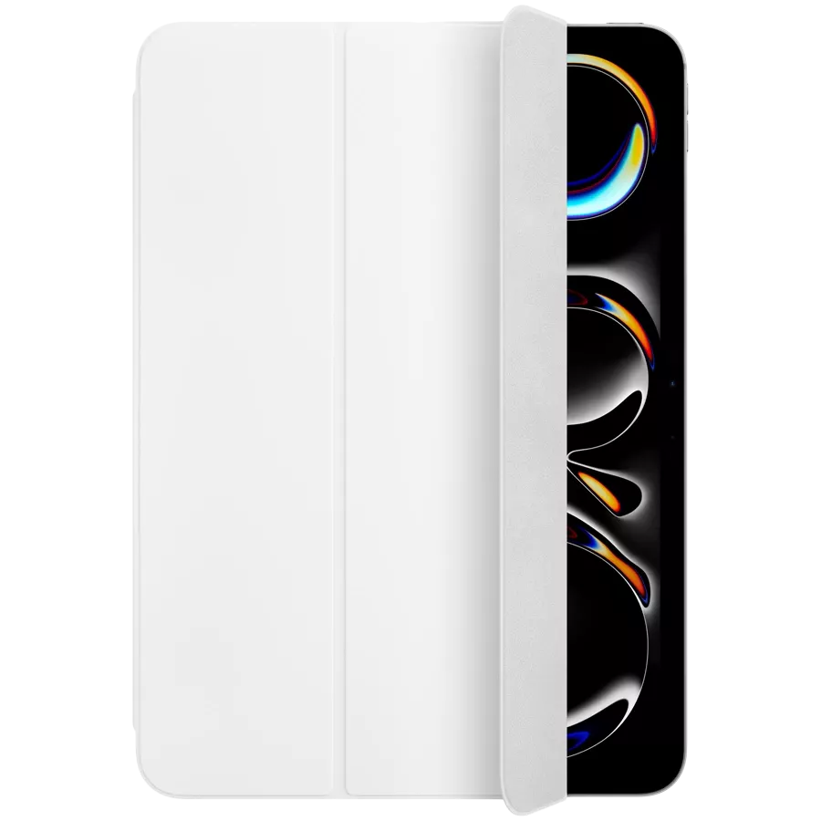 Обложка APPLE Smart Folio  Белая для iPad Pro 11 (M4) — Изображение №2