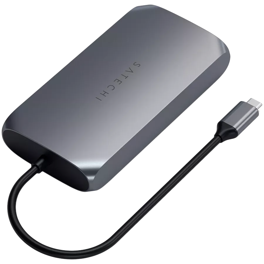 Мультимедийный адаптер SATECHI USB-C Multimedia Adapter M1 – Space Gray (ST-UCM1HM) — Изображение №4