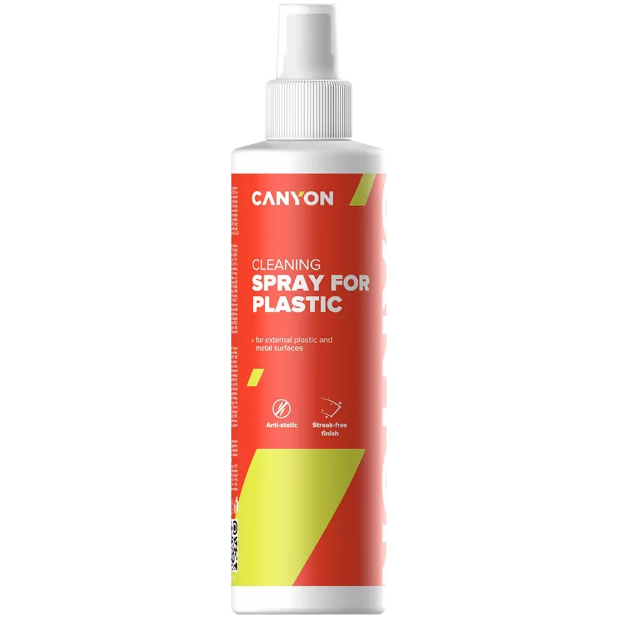 CANYON  for plastic and metal surfaces of computers, telephones, fax machines and other office equipment|АғылшынPlastic Cleaning Spray 250mlАғылшынполякSpray do czyszczenia plastiku 250mlполякгрекΠλαστικό καθαριστικό σπρέι 250mlгрек| — image №1