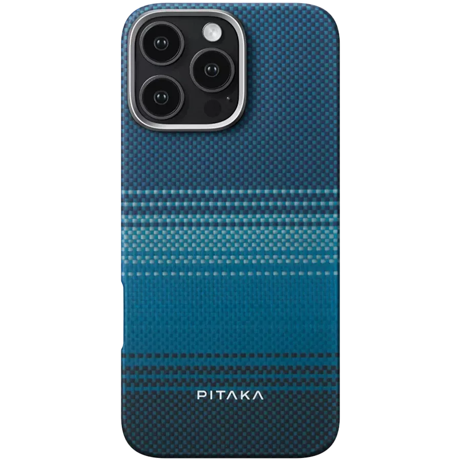 Husă PITAKA Tactile Woven cu MagSafe pentru iPhone 16 Pro Max, Moonrise — image №1