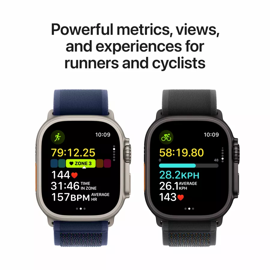 Apple Watch Ultra 2 2024, 49mm, Natural Titanium, Natural Titanium Milanese Loop, Medium — Image №4