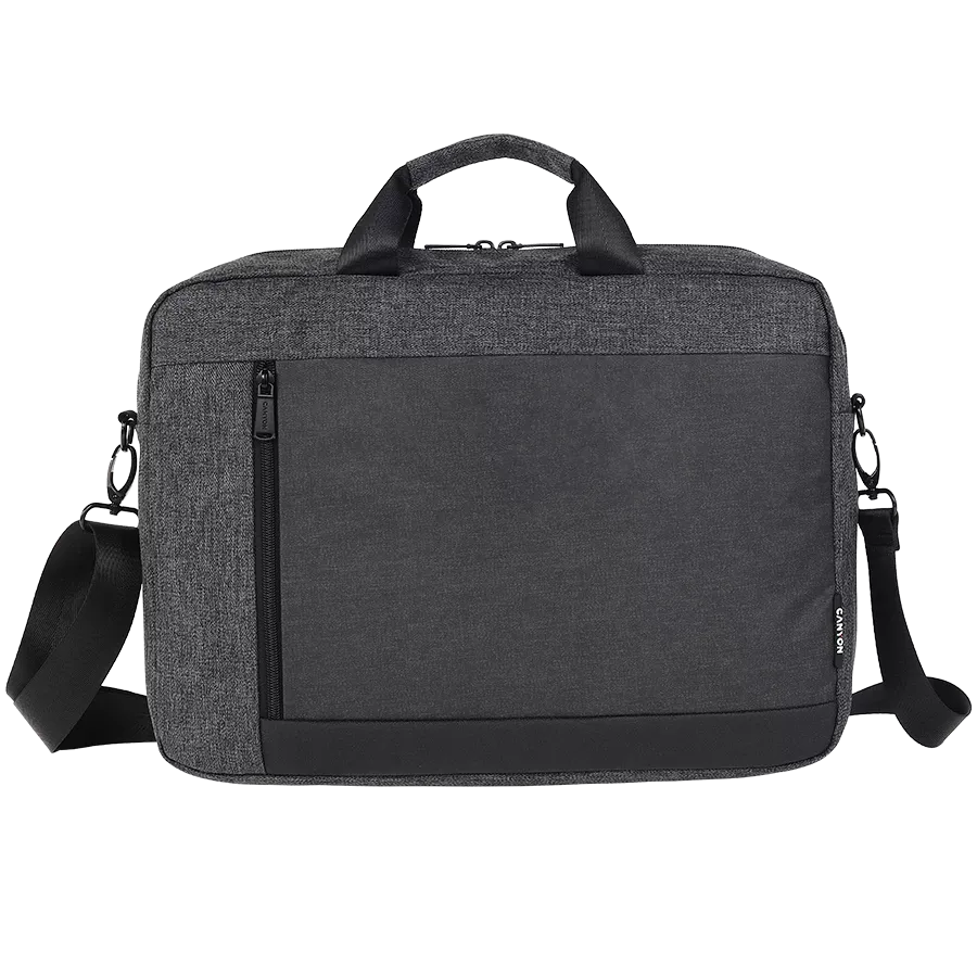 CANYON Сумка Laptop bag для 15.6"  Сірий для MacBook Pro 14/MacBook Pro 15/Ноутбук до 15.6" — Зображення №1