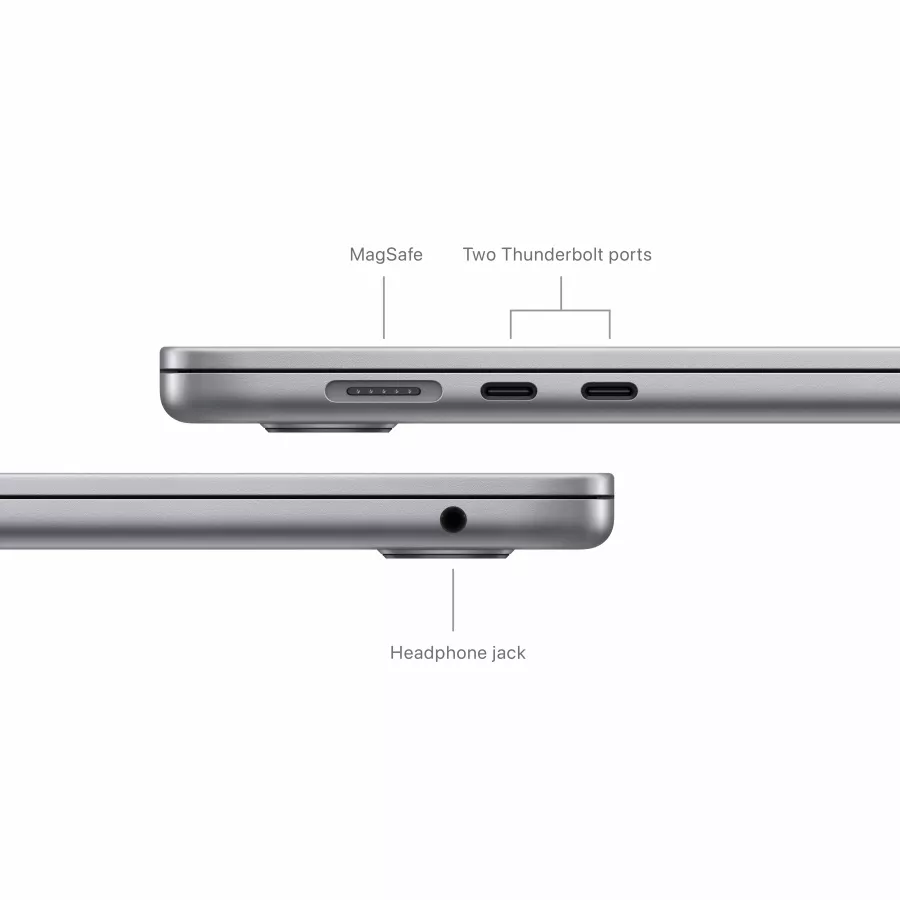 Apple MacBook Air 15.3"  Apple M3 (8C CPU/10C GPU), 8 GB, 256 GB, Space Gray, 2024 — Image №7