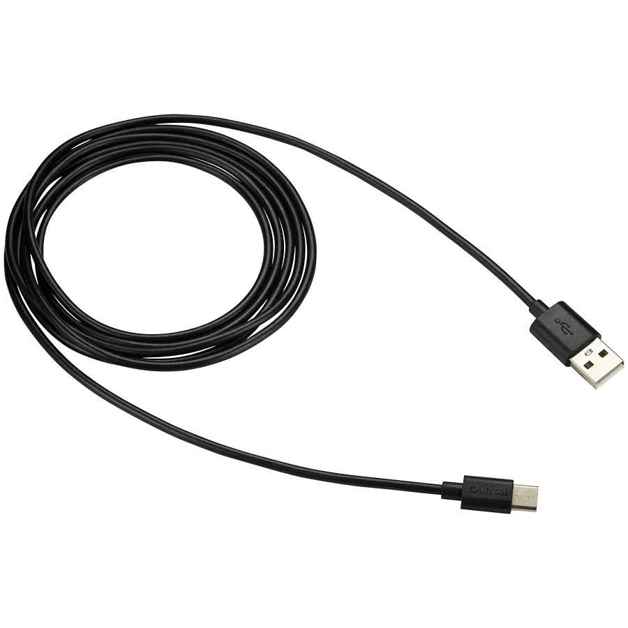 CANYON USB Cable, 2 m, Black — Image №2 CANYON USB Cable, 2 m, Black — Image №2