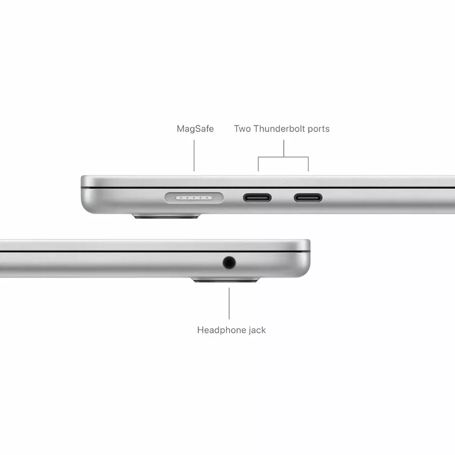 MacBook Air 15.3"  M3 (8C CPU/10C GPU), 8 GB, 256 GB, Silver — Image №7