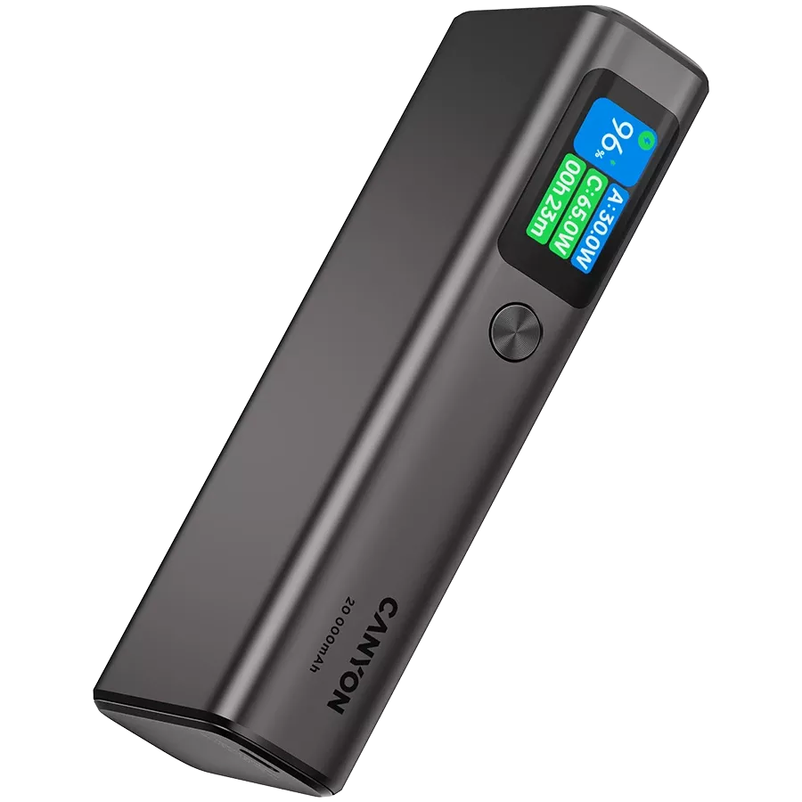 CANYON OnPower 230 Power Bank, 20000 mAh, Σκούρο Γκρι — Εικών №4