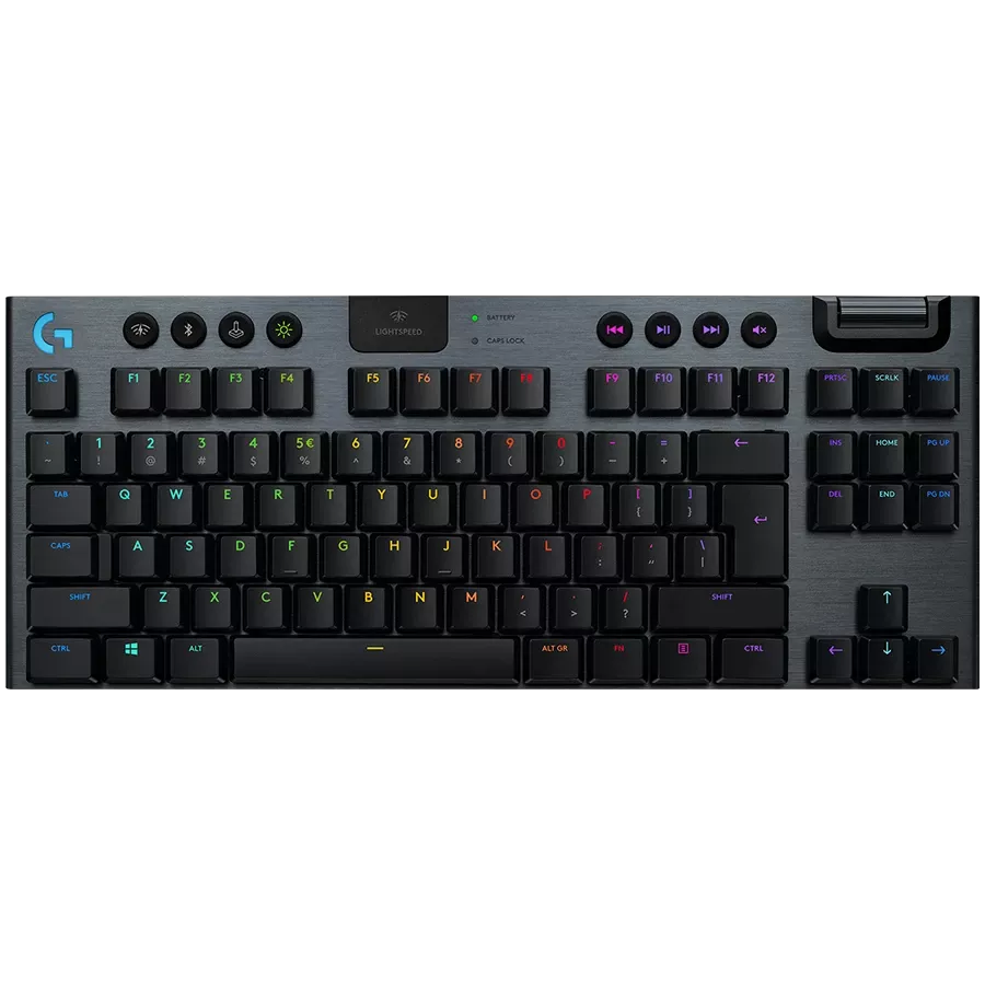 Keyboard LOGITECH G915, Wireless, Carbon, International EN (Tactile Switch) — Image №1