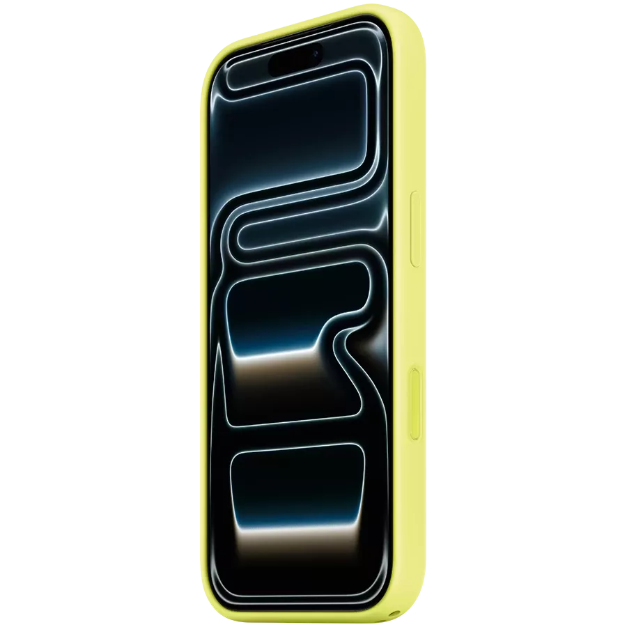APPLE Silicone Case with MagSafe, Neon Yellow for iPhone 17 Pro — Image №2