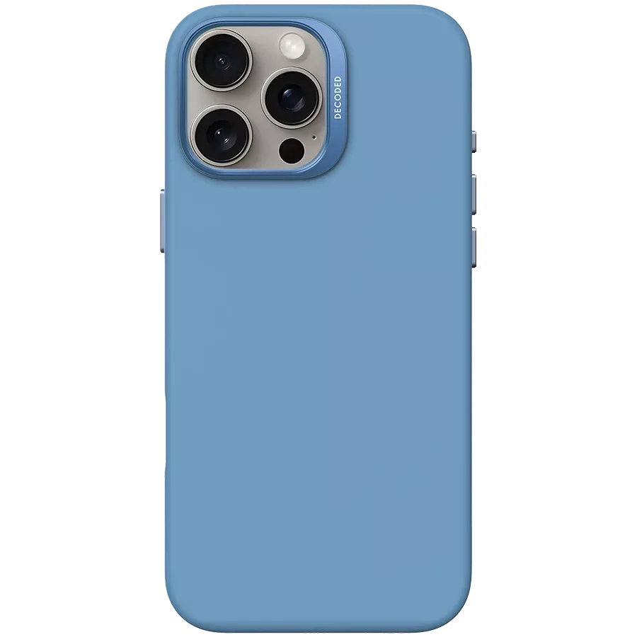 Чехол DECODED из силикона с MagSafe для iPhone 16 Pro, Air Blue — image №1