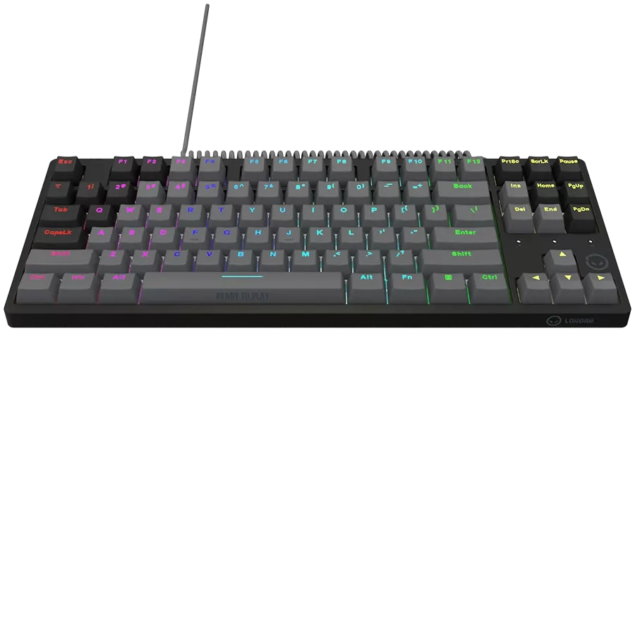 LORGAR Azar 514 TKL Gaming Keyboard, Wired, Black, EN — Image №4