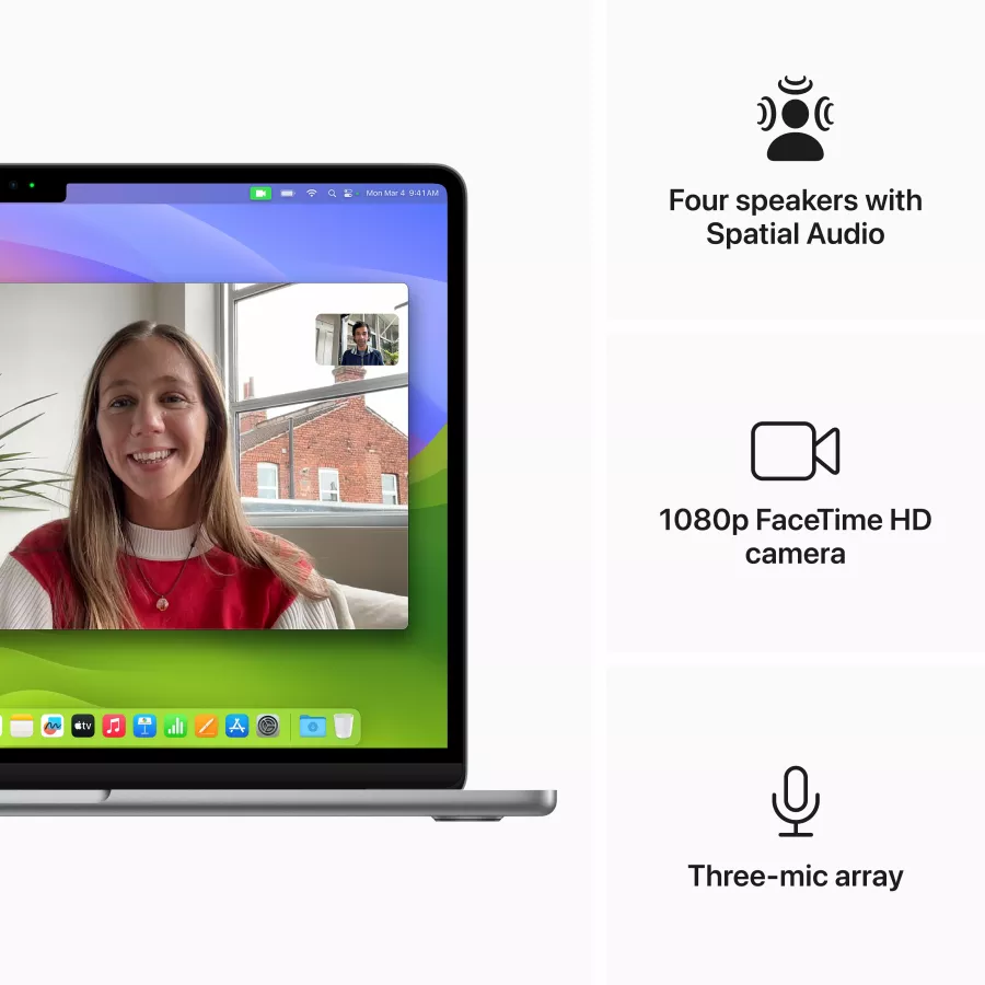 Apple MacBook Air 13.6"  Apple M3 (8C CPU/10C GPU), 16 GB, 512 GB, Space Gray, 2024 — Image №6