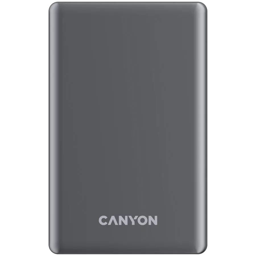 Зарядное устройство CANYON OnPower 505, 5000 мА·ч, Тёмно-серый — image №1