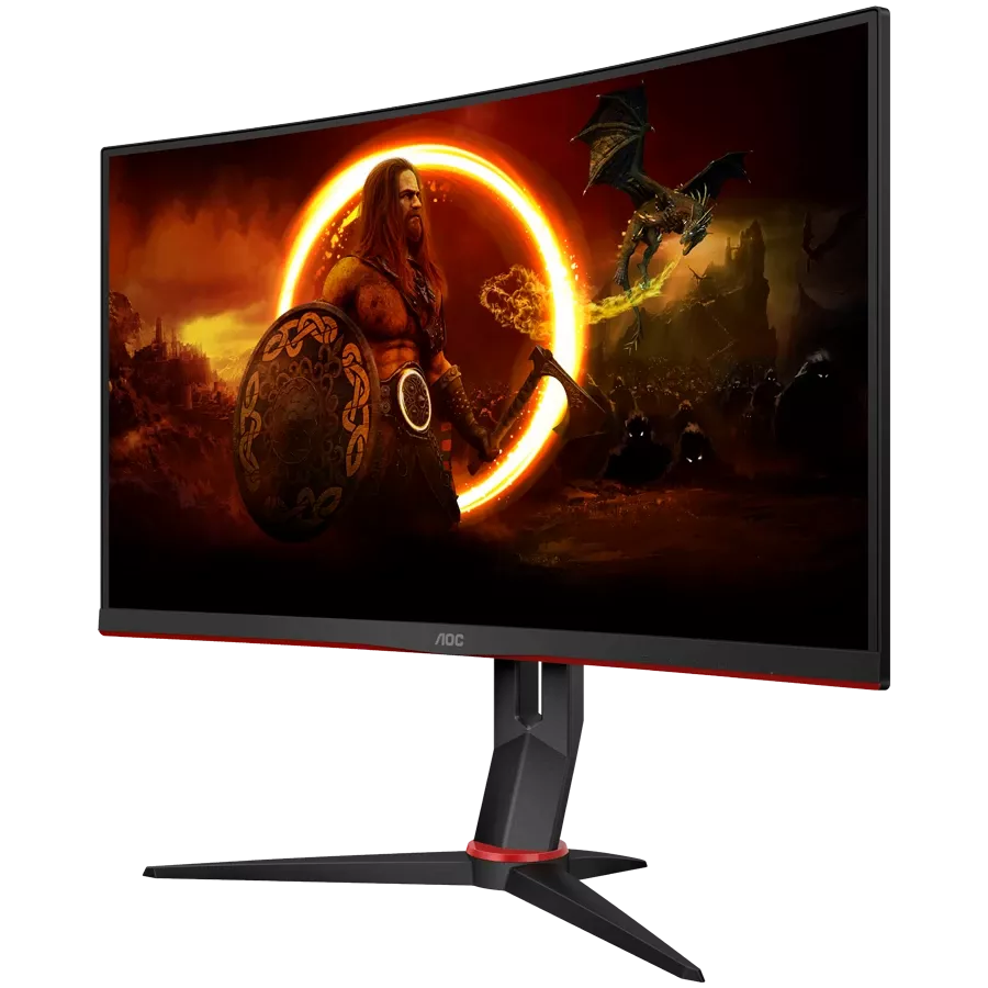 AOC Monitor LED (27", 1920x1080, VA) Black/Red — Image №2