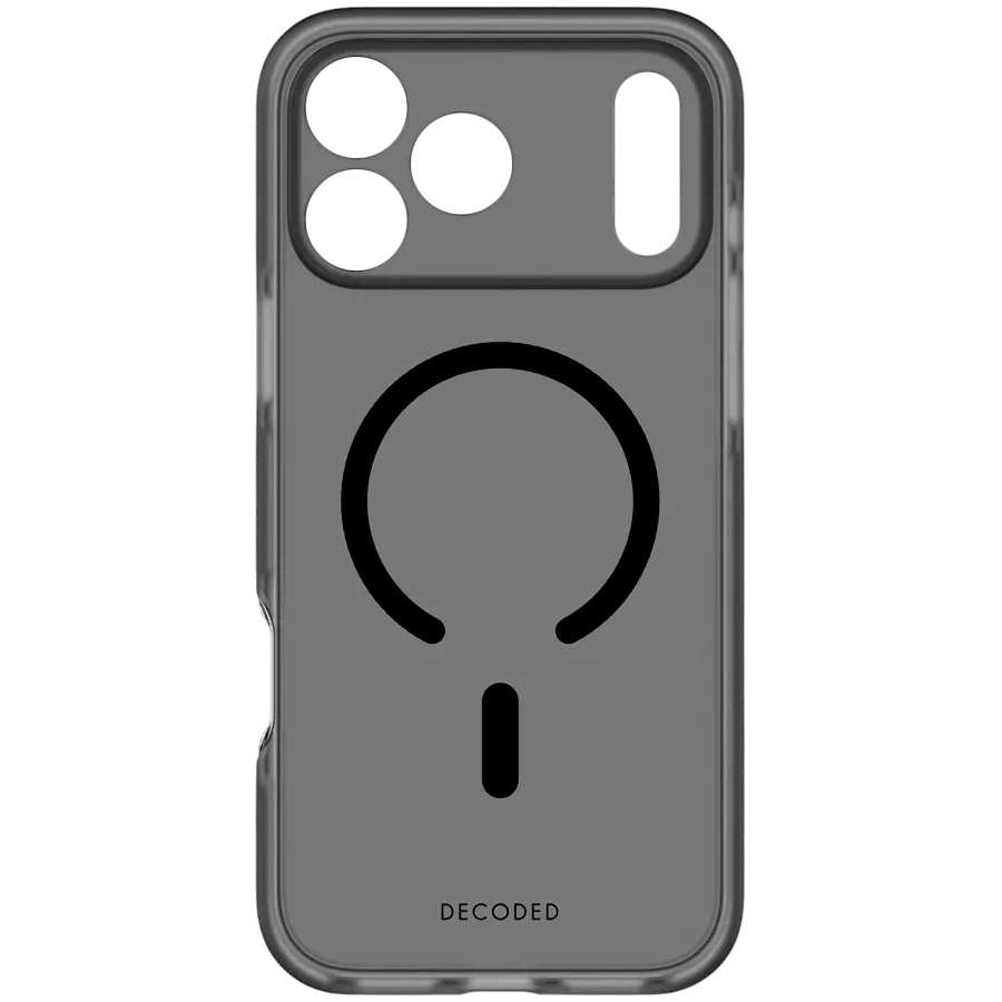 DECODED Protective Case Clear Case with MagSafe, Frost Black for iPhone 17 Pro Max — Image №1