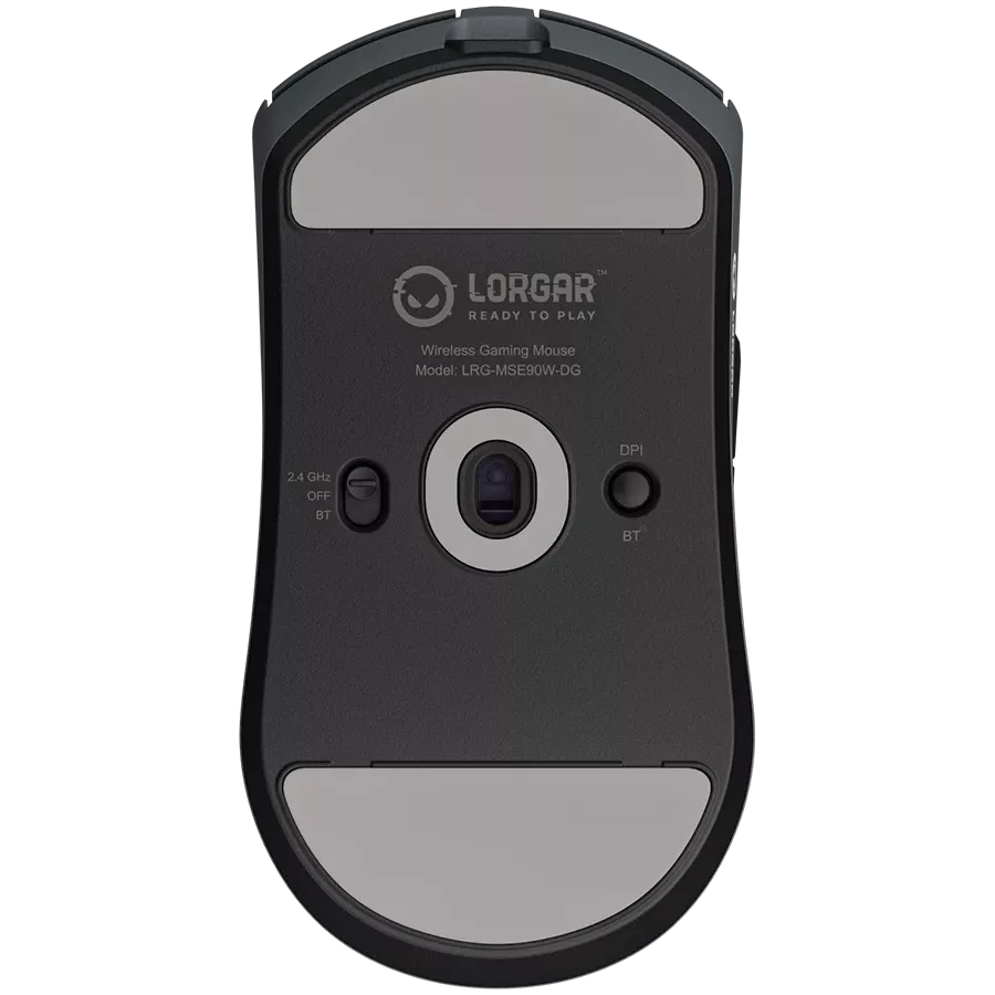 LORGAR MSE90W Gaming Mouse, Wireless, Dark Gray — Image №10