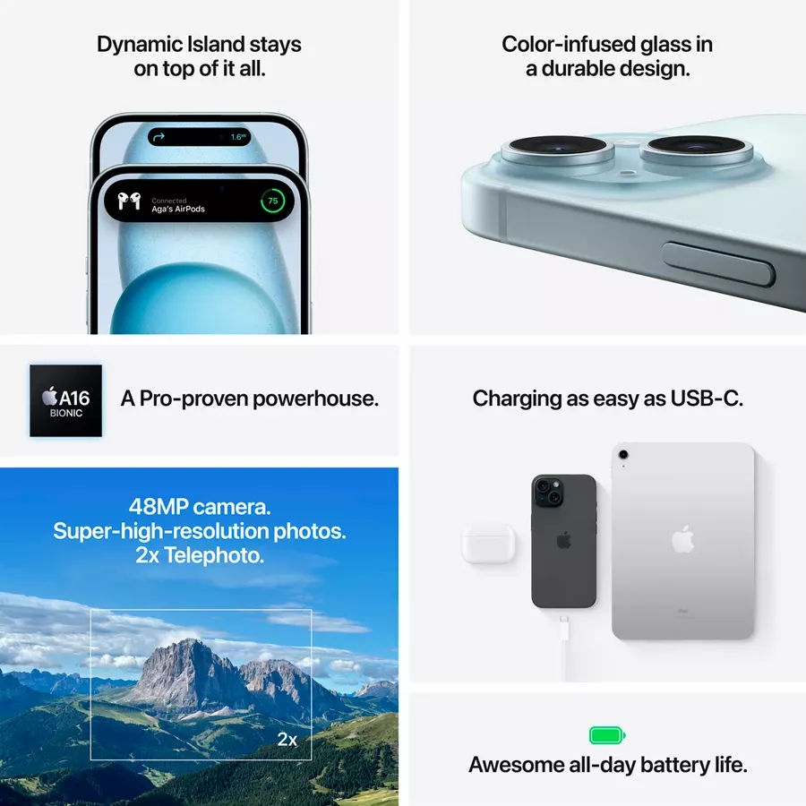 iPhone 15 Plus, 256 GB, Blue — Image №7
