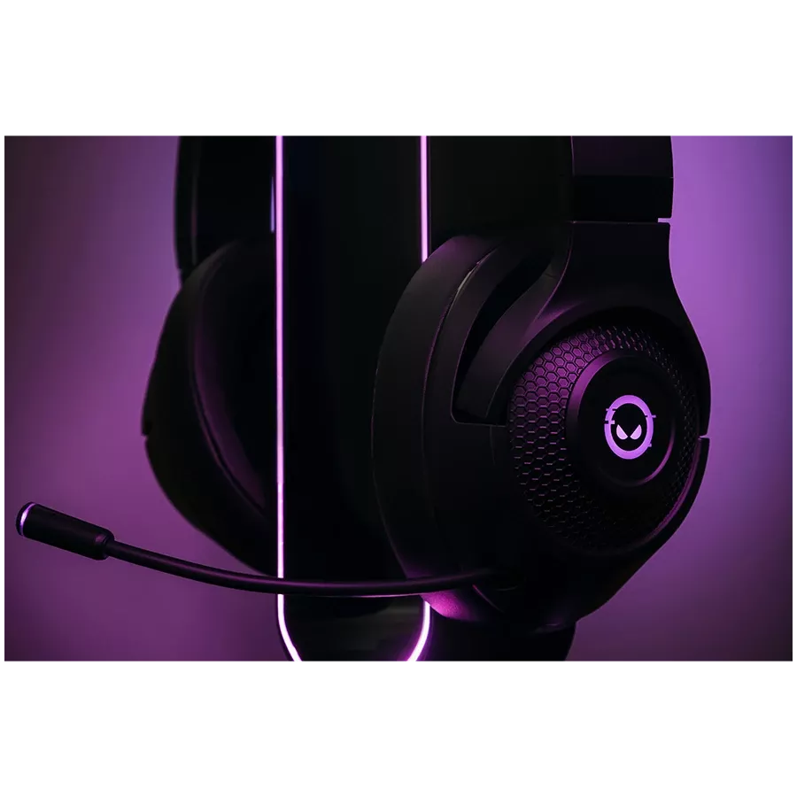Wireless Headset LORGAR Noah 701 with Microphone, Black — Image №11