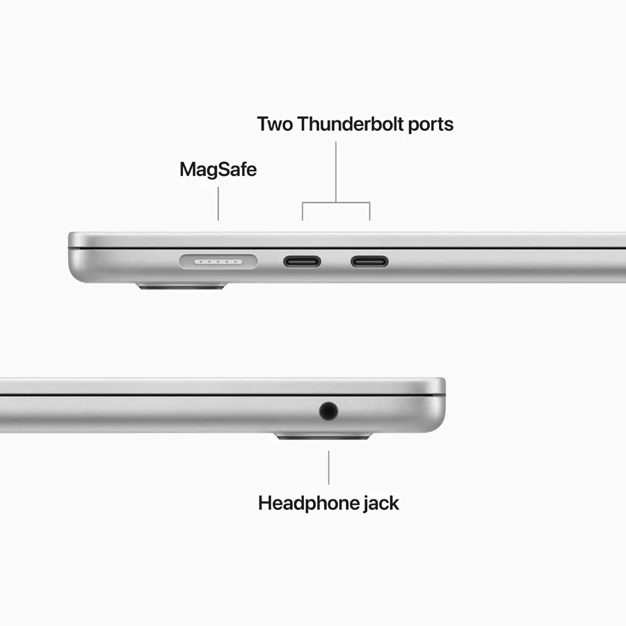 MacBook Air 15.3"  M2 (8C CPU/10C GPU), 8 GB, 256 GB, Silver — Image №12