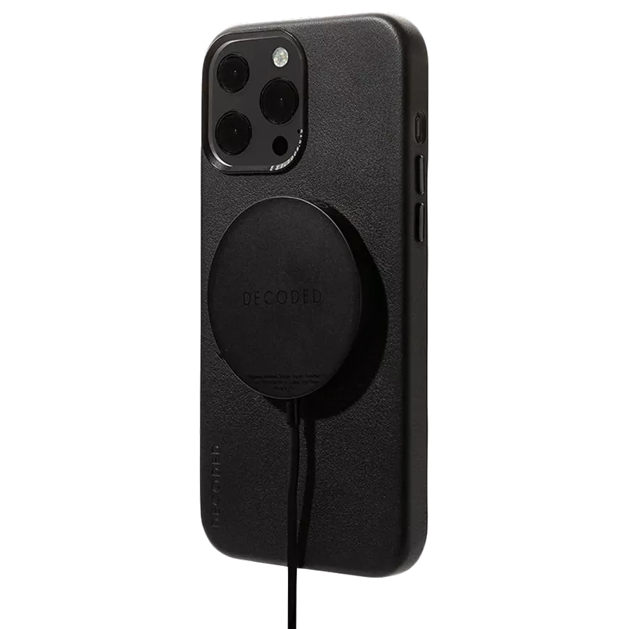 DECODED Θήκη Leather Case με MagSafe, Μαύρος for iPhone 13 Pro — Εικών №3