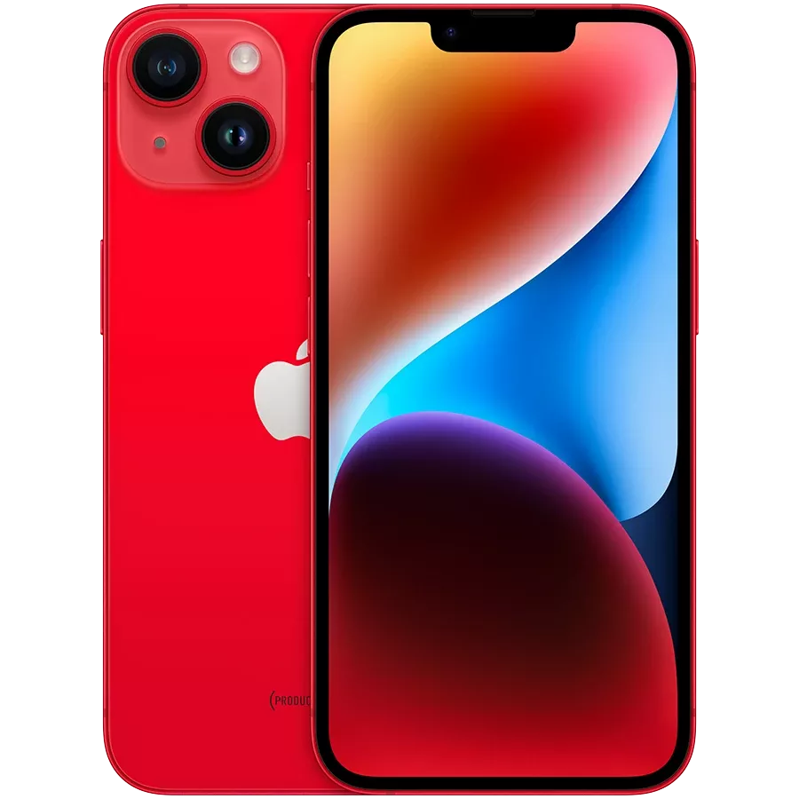 iPhone 14, 128 ГБ, (PRODUCT)RED — image №1