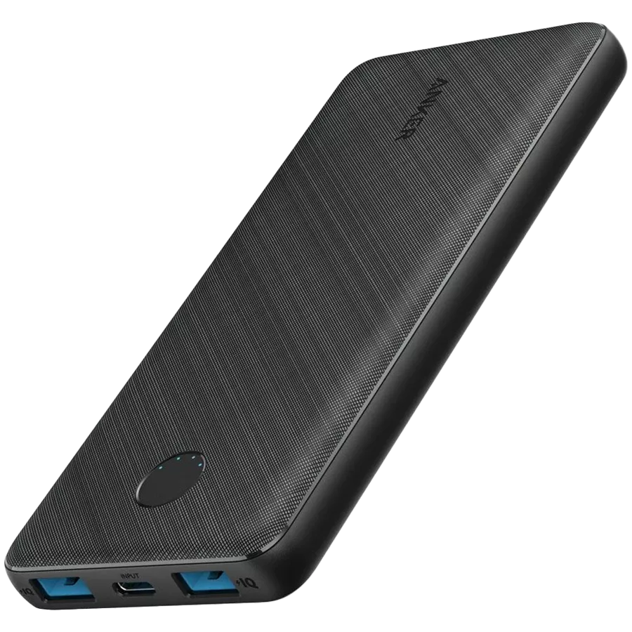 Power Bank ANKER, 10000 mAh, Black (A1247G11) — Image №1