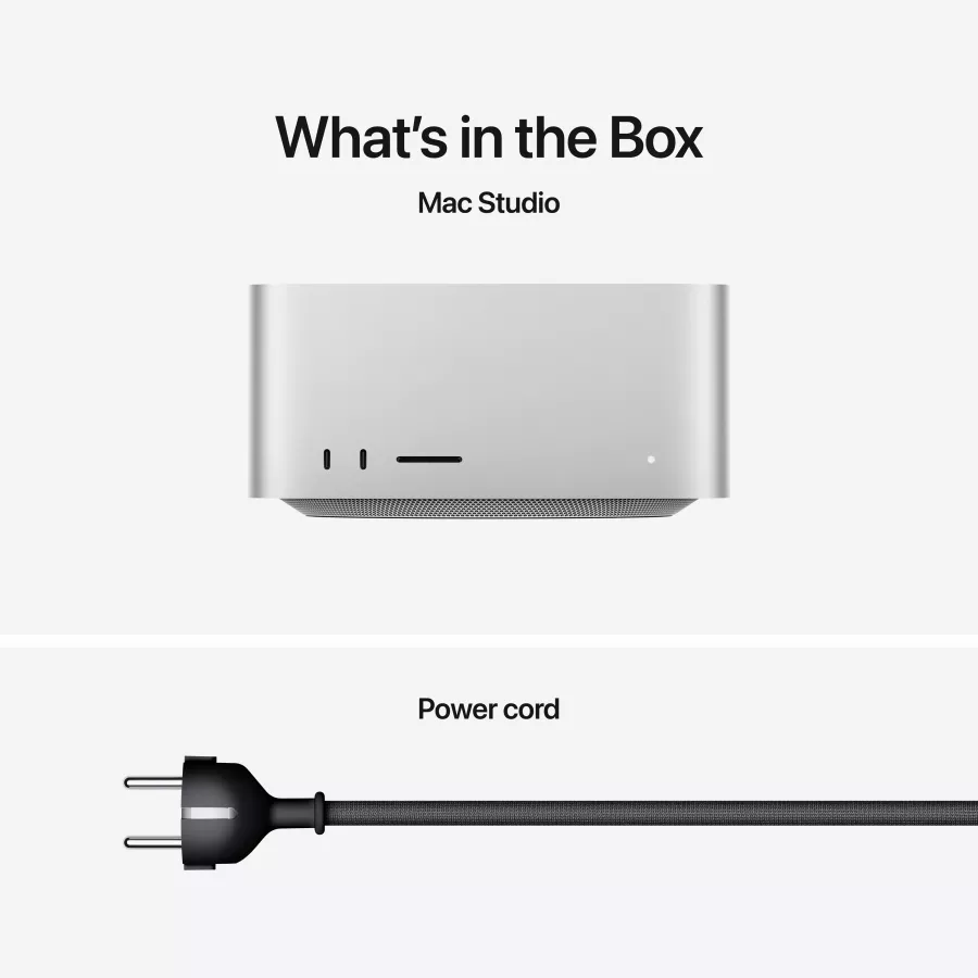 Mac Studio M3 Ultra (28C CPU 60C GPU), 96GB, 1TB SSD, Silver — Image №9