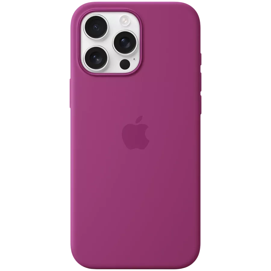 APPLE Case Silicone Case with MagSafe with MagSafe, Fuchsia for iPhone 16 Pro Max — Image №1