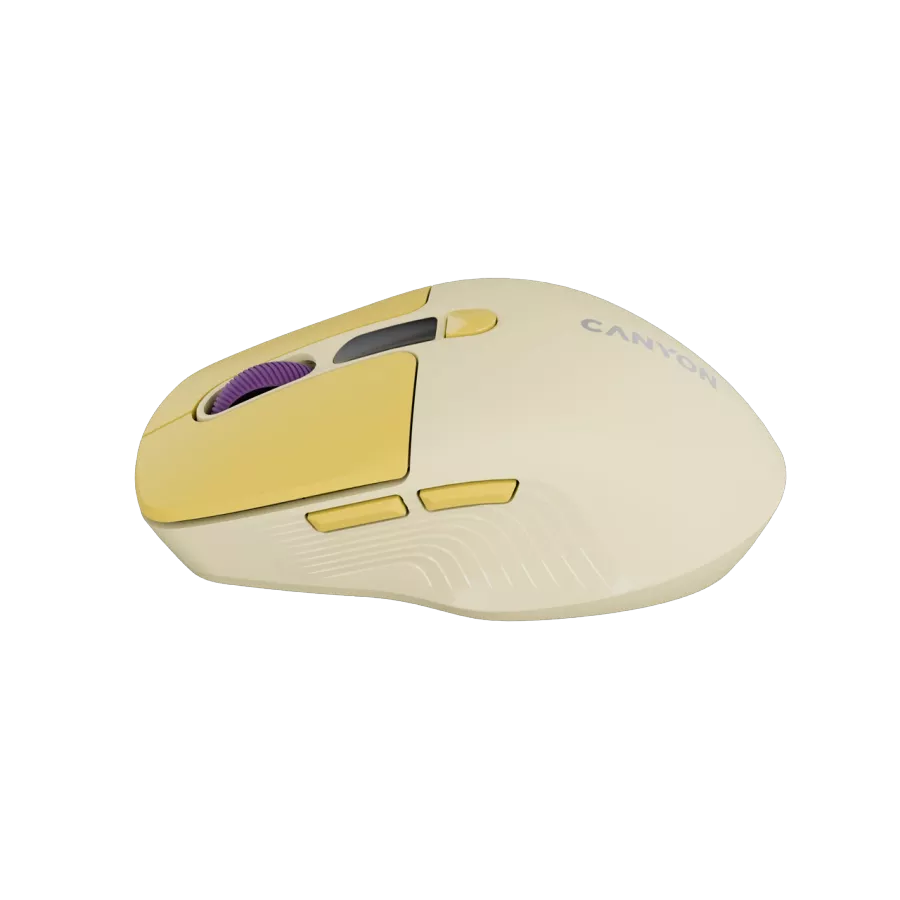 CANYON Mouse MW-26, Wireless, Yellow — Image №3