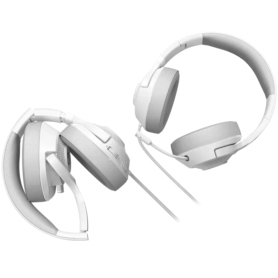Headset LORGAR Noah 101 with Microphone, White — Image №6