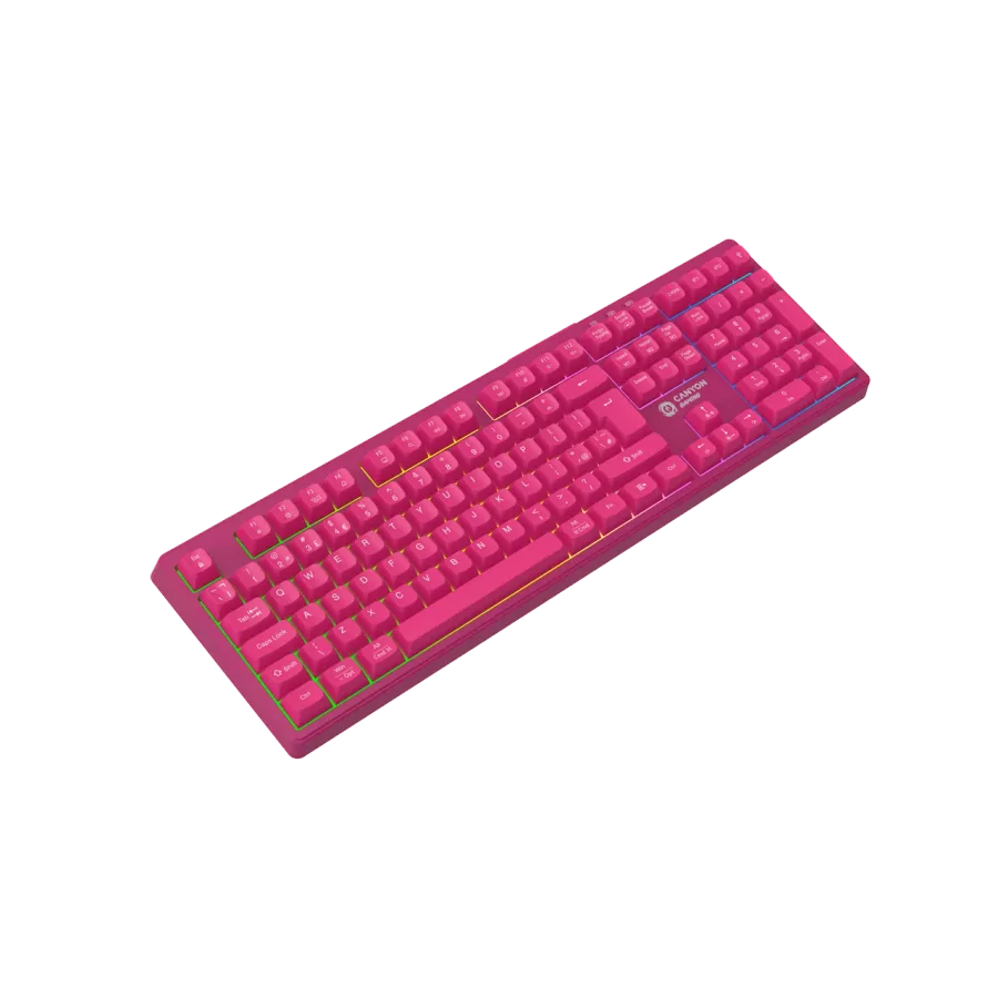 CANYON Gaming Keyboard, Wireless, Red — Image №5
