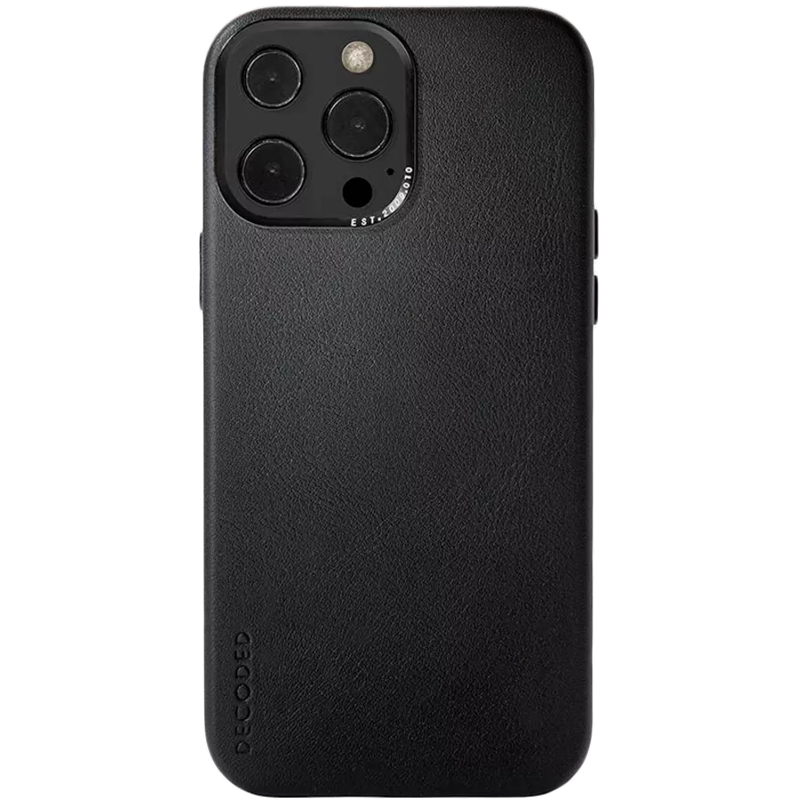 DECODED Θήκη Leather Case με MagSafe, Μαύρος for iPhone 13 Pro — Εικών №1