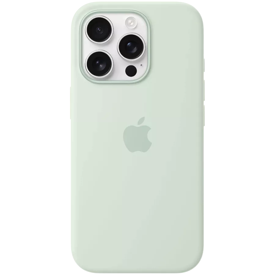 APPLE Чохол силіконовий з MagSafe Aquamarine для iPhone 16 Pro — Зображення №1