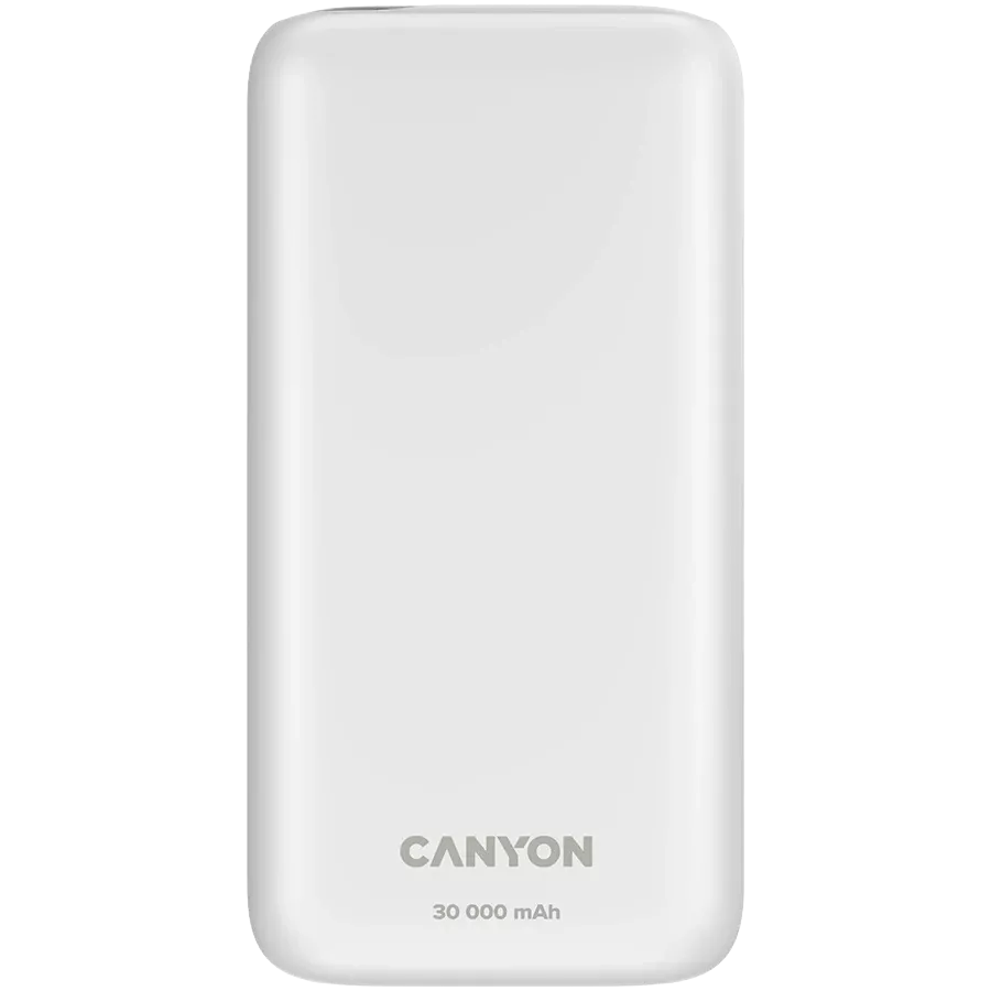 CANYON PB-301 Живлення - зарядний пристрій для батареї, 30000 мА/год, Літій-полімерний — Зображення №1