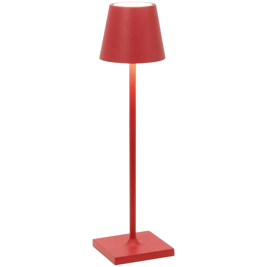 ZAFFERANO POLDINA PRO MICRO TABLE LAMP 70x275mm. MATT RED (R3000)- 1.8W - DYNAMIC WHITE- — Изображение №1