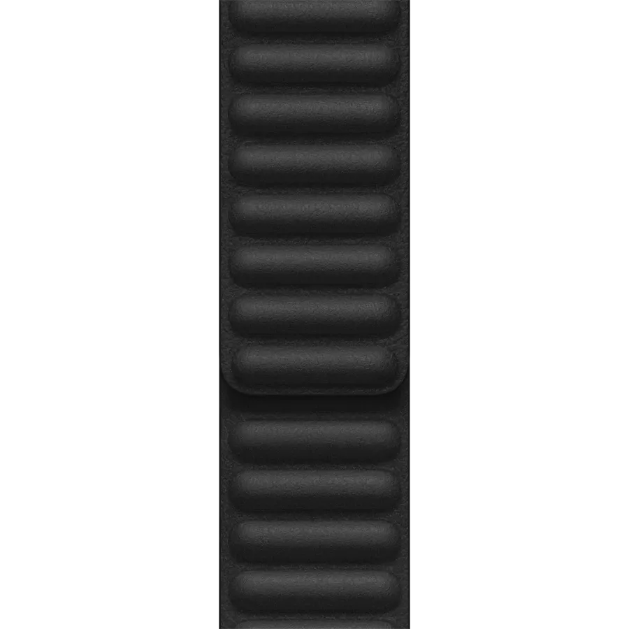 Band APPLE 41mm Leather Link - M/L Leather Link Midnight for Apple Watch 38/40/41 mm — Image №1