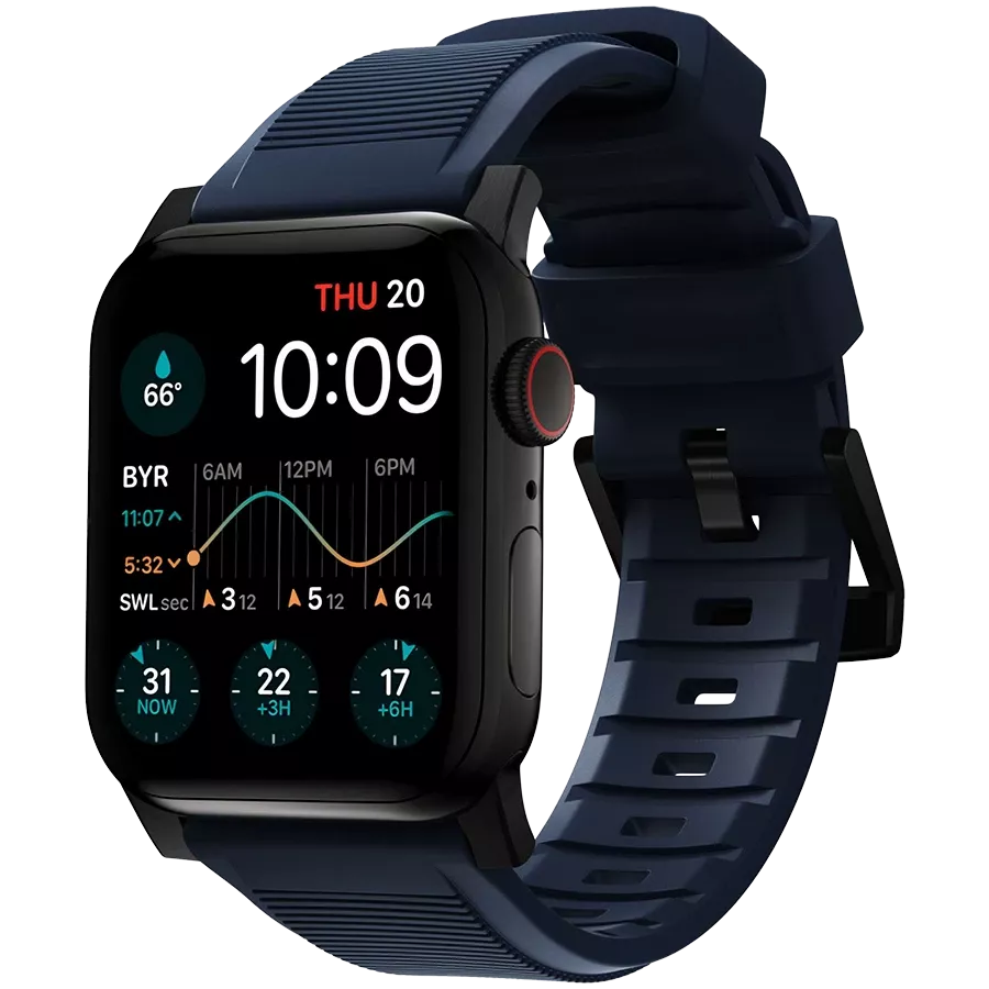 Curea NOMAD Rugged Band, 42/44/45/49 mm, Blue/Black — image №1